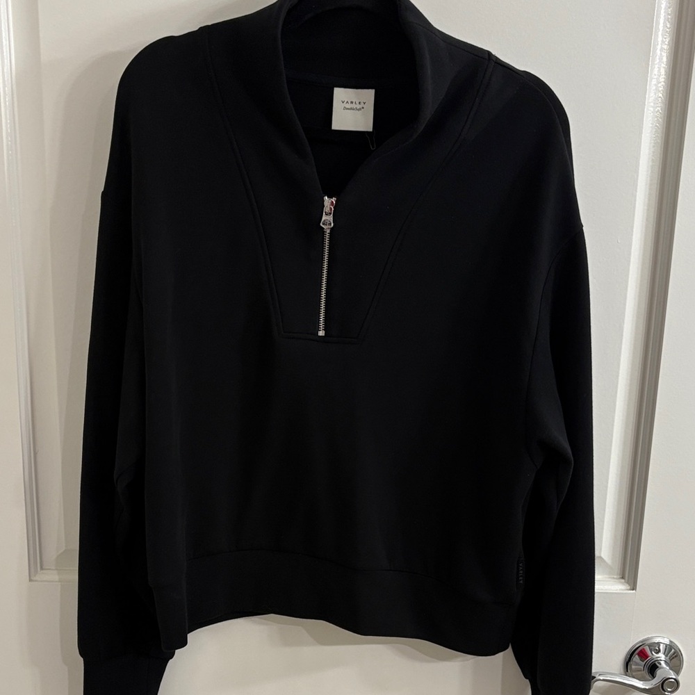 Varley Black Half-Zip Women's Top